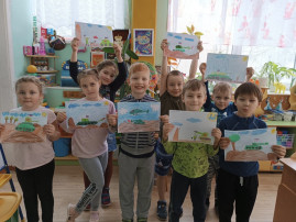 Акция "Рисунок солдату" Акция "Рисунок солдату".